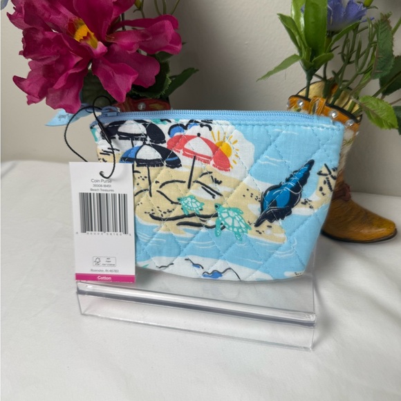 NWT Vera Bradley Beach Treasures Coin Purse - Picture 3 of 5